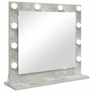vidaXL Toalett T&uuml;k&ouml;r Beton Sz&uuml;rke 60 x 55 x 18 cm &Uuml;veg &eacute;s m&eacute;rn&ouml;ki fa