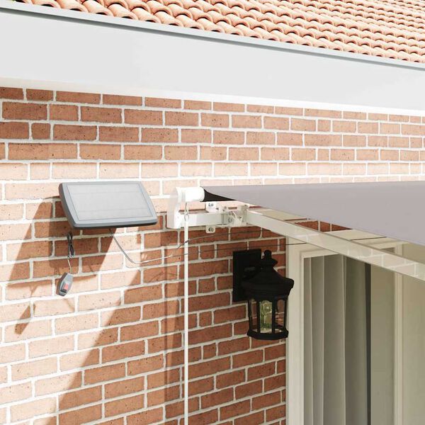 vidaXL Beh&uacute;zhat&oacute; napellenző tartalmaz Vil&aacute;gossz&uuml;rke 400 &times;350 cm sz&ouml;vet