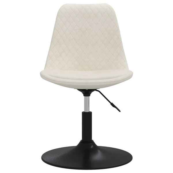 vidaXL 6 db kr&eacute;msz&iacute;nű b&aacute;rsony d&ouml;nthető &eacute;tkezősz&eacute;k