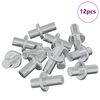 vidaXL Polc Peg 12 pcs Ez&uuml;st 8,6 x 8,6 x 14,6 mm Ac&eacute;l