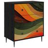 vidaXL Fi&oacute;kos szekr&eacute;ny BONN Retro hull&aacute;m nyom&aacute;s 66 x 36,5 x 76 cm