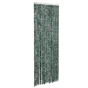 vidaXL z&ouml;ld &eacute;s feh&eacute;r zsen&iacute;lia rovarf&uuml;gg&ouml;ny 90 x 200 cm
