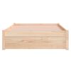 vidaXL tömör fa ágykeret 100 x 200 cm