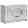 vidaXL Sz&eacute;f fi&oacute;kkal Betonsz&uuml;rke 89 x 34,5 x 57 cm Szerelt Fa