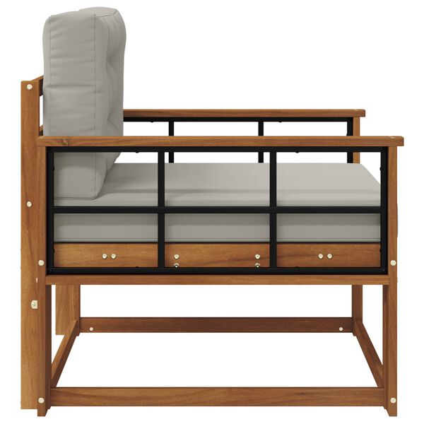 vidaXL K&uuml;lt&eacute;ri k&ouml;z&eacute;pső kanap&eacute; T&ouml;m&ouml;r Ak&aacute;cfa Term&eacute;szetes