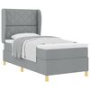 vidaXL Boxspring &aacute;gy matraccal S&ouml;t&eacute;tsz&uuml;rke 90x190 cm Sz&ouml;vet sz&ouml;vet