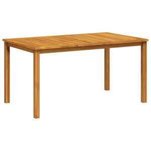 vidaXL t&ouml;m&ouml;r ak&aacute;cfa kerti asztal 150 x 90 x 74 cm