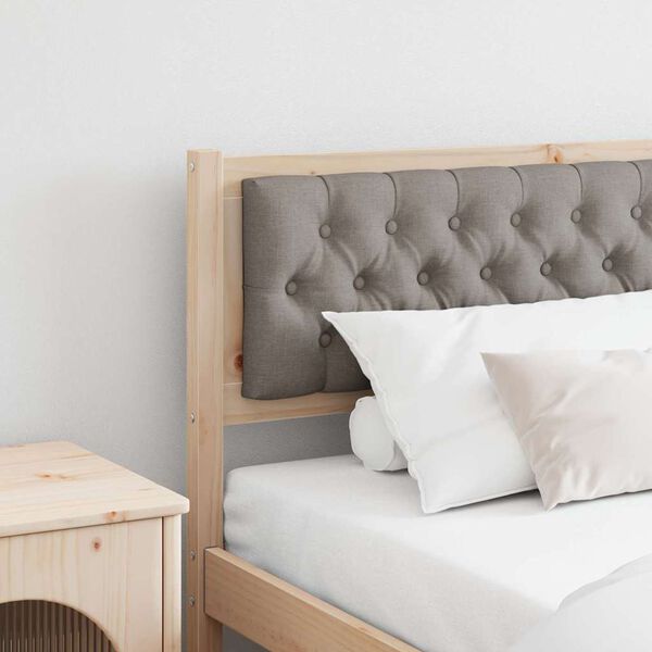 vidaXL Fejt&aacute;mla Egy&eacute;b Barna &eacute;s taupe 200 cm T&ouml;m&ouml;r fenyőfa