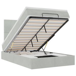 vidaXL Ottom&aacute;n &aacute;gykeret matracokkal vil&aacute;gossz&uuml;rke 120x200cm b&aacute;rsony