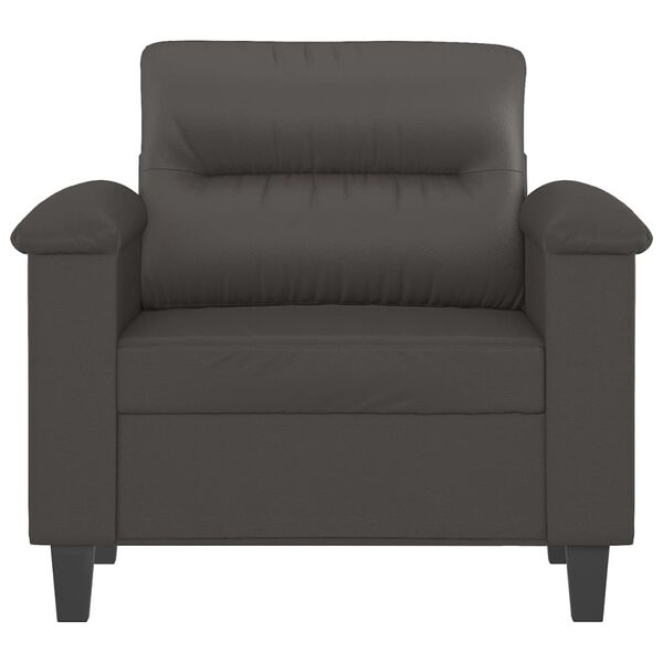 vidaXL sz&uuml;rke műbőr kanap&eacute;sz&eacute;k 60 cm