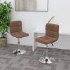 vidaXL 2 db barna szövet forgó étkezőszék