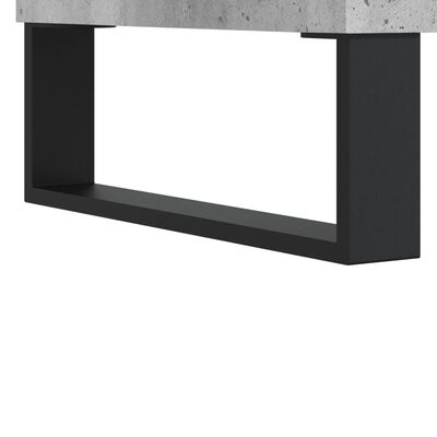 vidaXL betonszürke szerelt fa íróasztal 140 x 50 x 75 cm