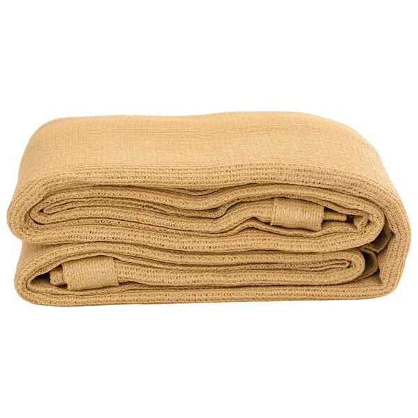 vidaXL homok HDPE s&aacute;torszőnyeg 300x400 cm