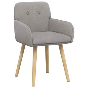vidaXL &Eacute;tkező Sz&eacute;kek 2 pcs Boucl&eacute; Vil&aacute;gossz&uuml;rke 59 x 57 x 85 cm