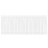 vidaXL Csipk&eacute;s F&uuml;gg&ouml;ny f&uuml;gg&ouml;ny&ouml;kkel Feh&eacute;r 120 x 400 cm Poli&eacute;szter