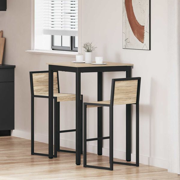 vidaXL &Aacute;ll&oacute; b&aacute;r asztal Faanyag