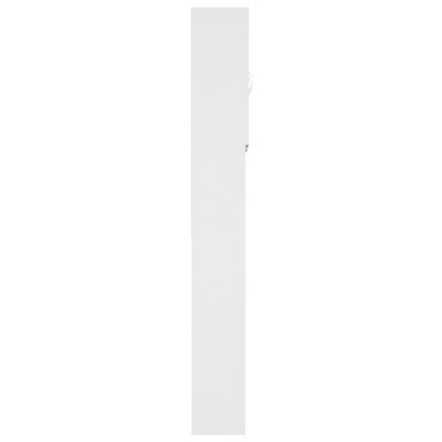 vidaXL fehér mosógépszekrény 64 x 25,5 x 190 cm