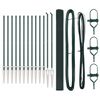 vidaXL Hevederes dr&oacute;tker&iacute;t&eacute;s t&uuml;sk&eacute;kkel 25 x 1,5 m PVC-bevonatos Ac&eacute;l