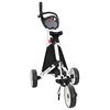 vidaXL Golf Kocsi Fekete &eacute;s Feh&eacute;r 100 x 69 x 114 cm Alum&iacute;nium