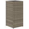 vidaXL 2 db sz&uuml;rke polyrattan kerti &uuml;ltetől&aacute;da 30x30x60 cm