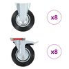 vidaXL 16 db g&ouml;rgő 200 mm