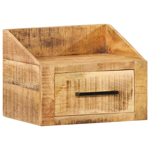 vidaXL &Eacute;jjeliszekr&eacute;ny fi&oacute;kkal Barna 40 x 30 x 30 cm T&ouml;m&ouml;r Mang&oacute;f&aacute;t