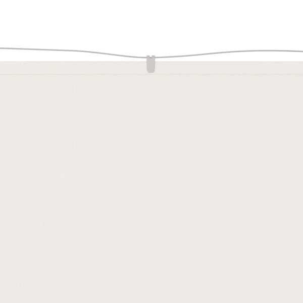vidaXL feh&eacute;r oxford-sz&ouml;vet f&uuml;ggőleges napellenző 60 x 800 cm