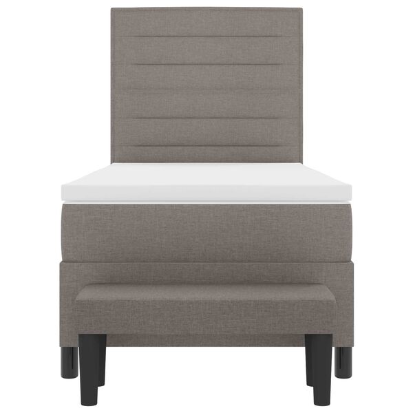 vidaXL Boxrug&oacute;s &aacute;gy matracmal fejt&aacute;ml&aacute;val T&oacute;psz&iacute;nű 90 x 190 cm sz&ouml;vet