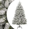 vidaXL csukl&oacute;p&aacute;ntos műkar&aacute;csonyfa h&oacute;val 210 cm