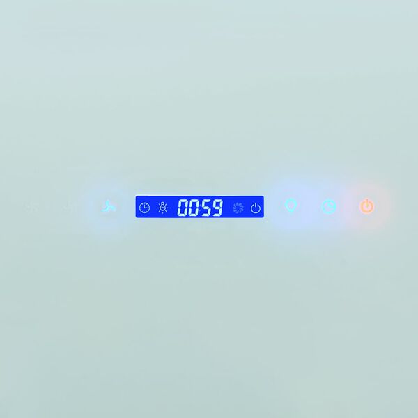 vidaXL feh&eacute;r rozsdamentes ac&eacute;l fali p&aacute;raelsz&iacute;v&oacute; 756 m&sup3;/h 90 cm