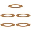 vidaXL Alkalmas lapos fa gyűrűkhez 5 pcs Barna &Oslash;40 / 70 cm