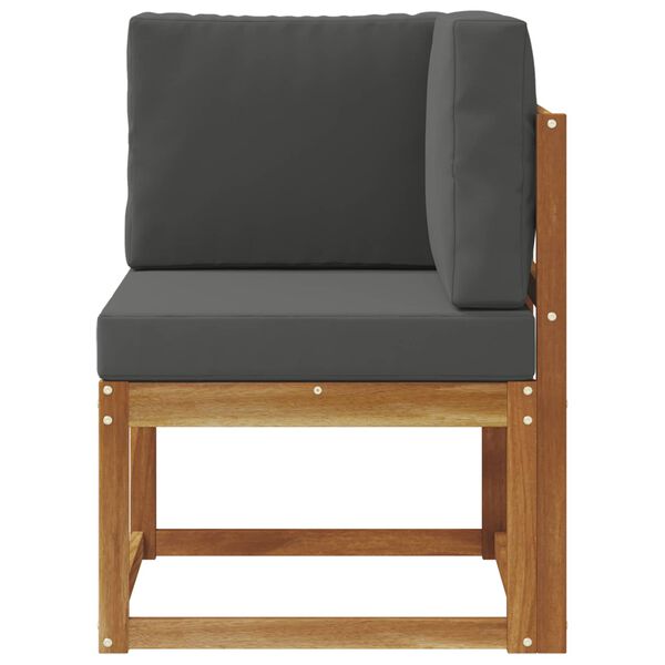 vidaXL K&uuml;lt&eacute;ri Sarokkanap&eacute; T&ouml;m&ouml;r Ak&aacute;cfa