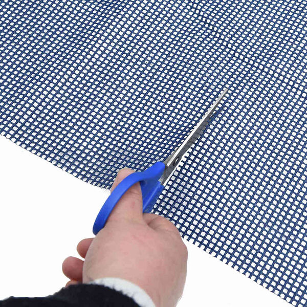 vidaXL S&aacute;tor szőnyeg K&eacute;k 800 x 350 cm Poli&eacute;szter