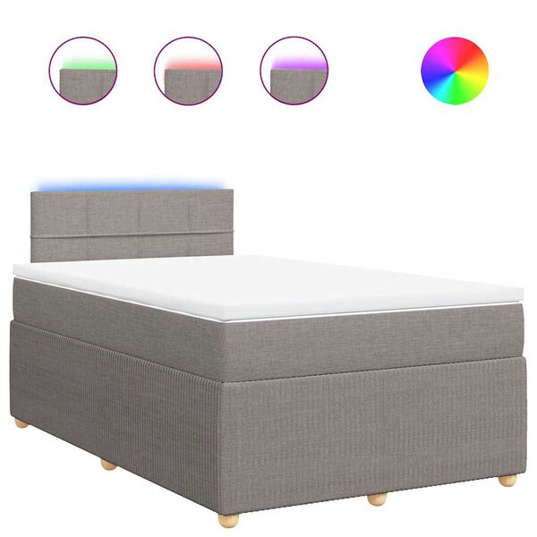 vidaXL t&oacute;psz&iacute;nű sz&ouml;vet rug&oacute;s &aacute;gy matraccal 120 x 190 cm