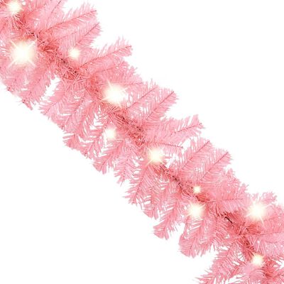 vidaXL rózsaszín LED-es karácsonyi füzér 5 m