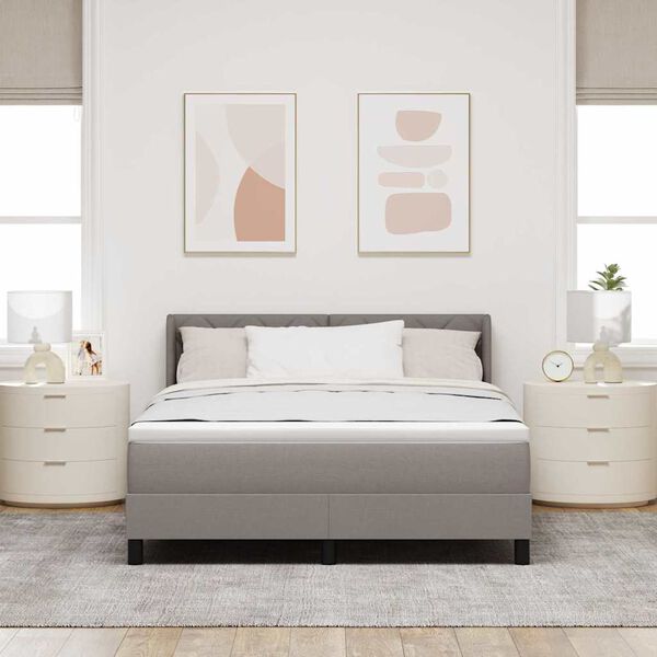 vidaXL Boxrug&oacute;s &aacute;gy matracmal T&oacute;psz&iacute;nű 200 x 160 cm Poli&eacute;szter