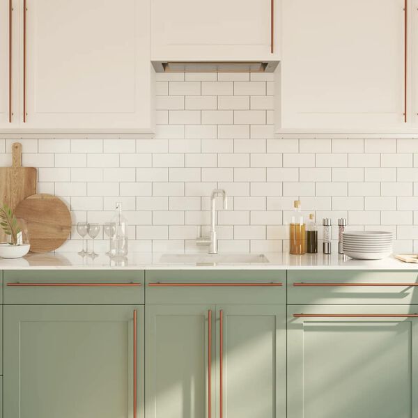 vidaXL 5 db bronz rozsdamentes acél szekrényfogantyú 480 mm