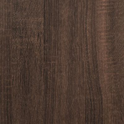 vidaXL barna tölgyszínű szerelt fa dohányzóasztal 91x91x40 cm