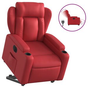 vidaXL elektromos bord&oacute; műbőr fel&aacute;ll&aacute;st seg&iacute;tő d&ouml;nthető fotel