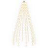 vidaXL Kar&aacute;csonyfa f&eacute;nyek 150 LED Meleg feh&eacute;r 150 cm