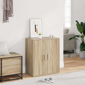 vidaXL sonoma t&ouml;lgy sz&iacute;nű szerelt fa cipősszekr&eacute;ny 60 x 35 x 70 cm