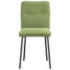 vidaXL 2 db világoszöld bársony étkezőszék