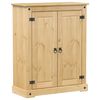 vidaXL Corona t&ouml;m&ouml;r fenyőfa cipőszekr&eacute;ny 86 x 38,5 x 108 cm