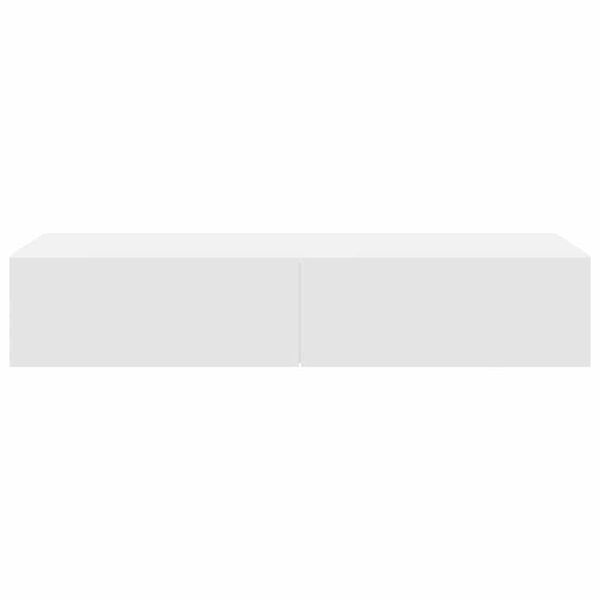 vidaXL Falipolc fi&oacute;kokkal feh&eacute;r 100x36x19 cm műszaki fa