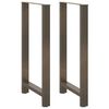 vidaXL 2 db nat&uacute;r ac&eacute;l b&aacute;rasztall&aacute;b 60 x (110-111) cm