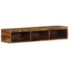 vidaXL t&ouml;m&ouml;r &uacute;jrahasznos&iacute;tott falra szerelhető TV-szekr&eacute;ny 100x30x19cm