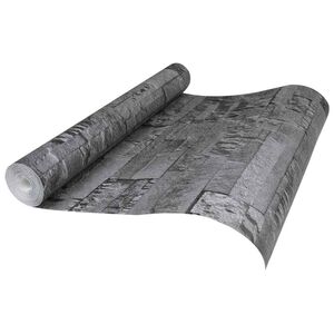 vidaXL 3D Kő Tap&eacute;ta Fekete 10 x 0,53 m Nem Szőtt Sz&ouml;vet