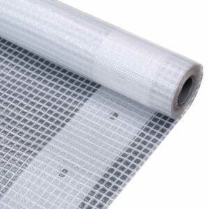 vidaXL feh&eacute;r takar&oacute;ponyva 260 g/m&sup2; 1,5 x 5 m