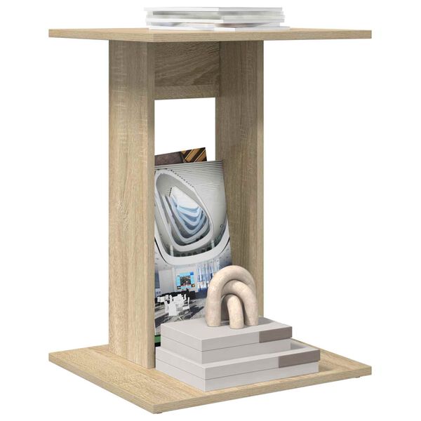 vidaXL Oldal asztal Sonoma t&ouml;lgy 45 x 40 x 62,5 cm Faanyag