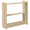 vidaXL Bili&aacute;rd d&aacute;k&oacute; &aacute;llv&aacute;ny Szerelt Fa 60 x 20 x 57 cm Sonoma T&ouml;lgy